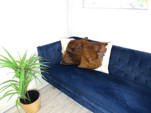 
            
                Load image into Gallery viewer, Double side Cowhide Cushion 50cm x 50cm - Chestnut
            
        