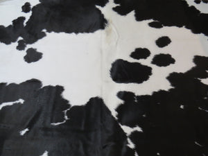 Large Cowhide - Black + White