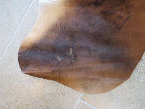 
            
                Load image into Gallery viewer, SALE Large Cowhide - Ginger Chestnut with chocolate brown flecks - unusal
            
        