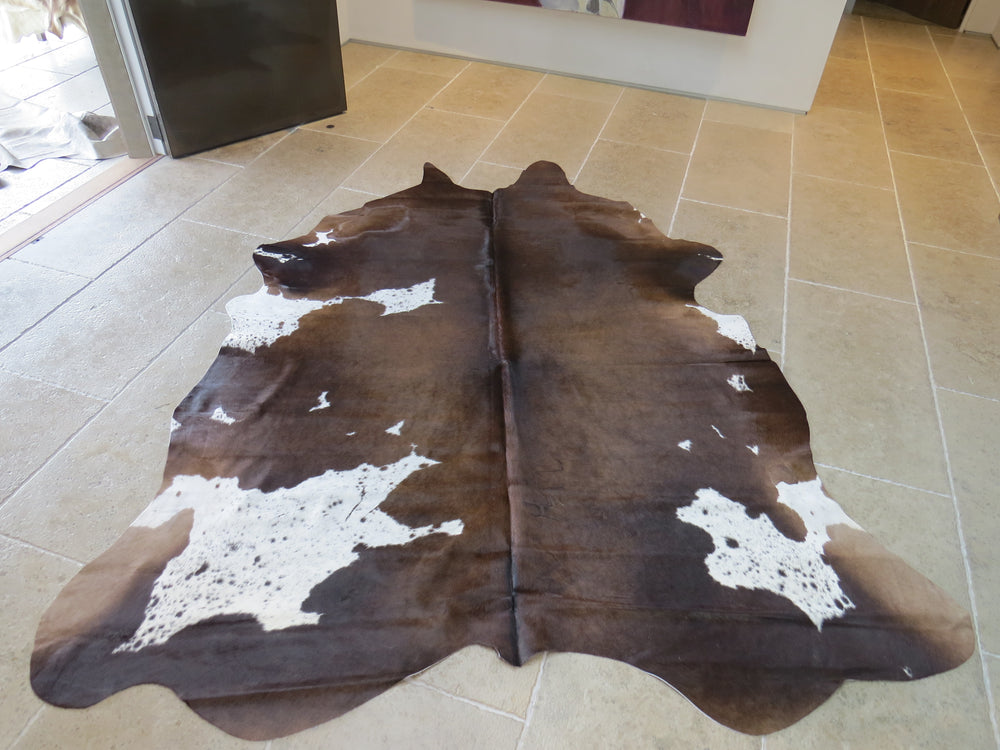 SALE Large Cowhide - Brown and White
